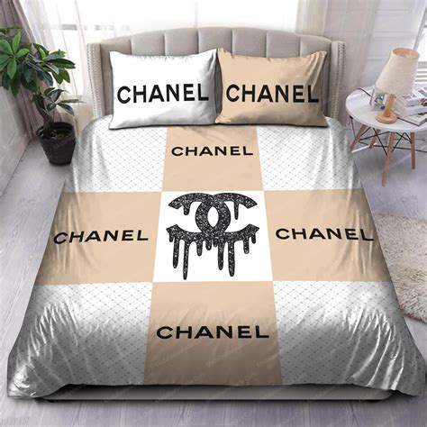 chanel bedding set king size|chanel comforter set queen.